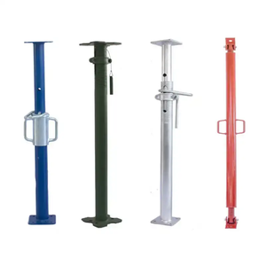 Puntello Industriale Regolabile in Acciaio Zincato da 2-4m, Palo Telescopico per Sostegno Temporaneo di Solette in Costruzioni Alberghiere - Product Image 1