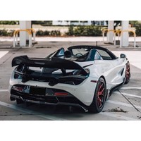 Kit carrosserie en fibre de carbone RY Style lèvre avant diffuseur arrière garde-boue jupe latérale aileron arrière lame de vent pour McLaren 720s