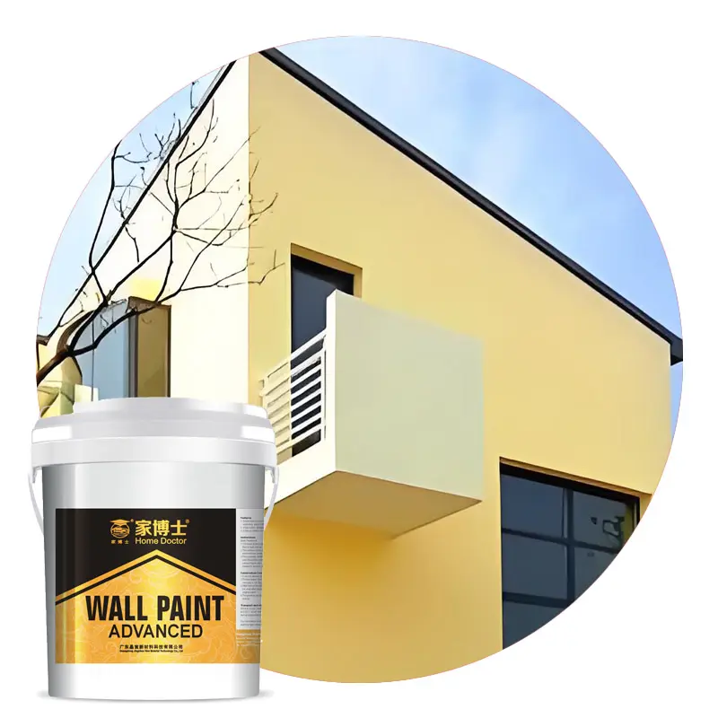Exterior Latex Acrylic Emulsion Paint High Quality Wall Construction Latex Paint