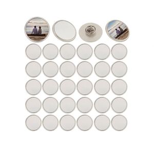 Custom Metal Sublimation <b>Pin</b> <b>Badge</b> for Clothing Decoration Business Gift Tag with Silver-Plated Finish Advertising Promotion - Product Image 1