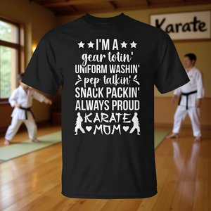 Camiseta con definición de mamá de karate para madres y mamás de karate - Product Image 3