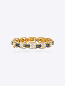 สร้อยข้อมือทองคำ 14K ดีไซน์หรูหราสง่างาม ประดับด้วยลายดอกไม้ที่ได้รับแรงบันดาลใจจากมหาสมุทร ดีไซน์งานฝีมือสุดประณีต สะท้อนความงามของท้องทะเลลึก - Product Image 1