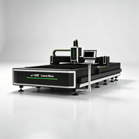 Machine à laser fibre haute vitesse 2000x6000mm pour tôles en acier inoxydable, acier au carbone et zinc galvanisé