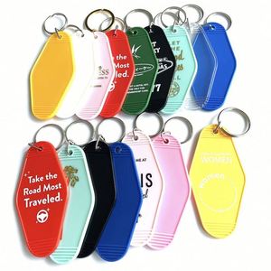 Factory Direct High Quality Retro Inspired Motel Keychains Custom Motel Key Tag - Product Image 2