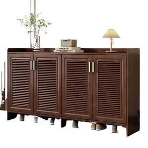 <b>Shoe</b> Cabinet With <b>Door</b> Waterproof Dustproof Storage For Indoor Balcony Villa Use - Product Image 5