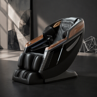 Fauteuil de massage pliable à gravité zéro portable avec vibration par ondes sonores pour un soulagement rapide, 11 techniques de massage humanoïdes, Graphene Waist