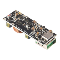 Adaptor isi daya cepat, 60W 6-35v DC ke USB Tipe C PD 3.0 QC4 tipe a QC3.0 DC 12V 24V modul daya Step-Down USB tipe-c