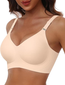 Da donna comoda e senza cuciture <span class=keywords><strong>reggiseno</strong></span> <span class=keywords><strong>con</strong></span> <span class=keywords><strong>ferretto</strong></span> <span class=keywords><strong>reggiseno</strong></span> <span class=keywords><strong>con</strong></span> <span class=keywords><strong>ferretto</strong></span> morbido supporto per taglie forti disponibili XXL XXXL <span class=keywords><strong>in</strong></span> morbido <span class=keywords><strong>cotone</strong></span> - Product Image 5