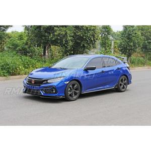 Protector de Parachoques Delantero para Honda Civic 2016-2021, Difusor de Labio de Parachoques, Kit de Carrocería, Negro Brillante, Pieza de Modificación - Product Image 4