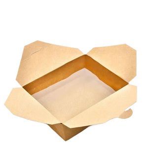 Scatola di Carta Kraft di Alta Qualità per Asporto di Fish and Chips, Confezione per Fast Food con Inserto per Pesce Fritto - Product Image 5