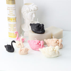 Ustensiles de cuisine mignons en Silicone, bougie, moule de cygne, outil de décoration de cuisson, bricolage de gâteau, Mousse de chocolat, Dessert, Fondant en résine - Product Image 3