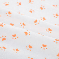 Motif de patte d'animal familier imprimé personnalisé Spunlace tissu non tissé résistant à l'usure respirant et ignifuge
