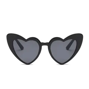 Heart shaped sunglasses women vintage cat eye sun glasses uv400 S028