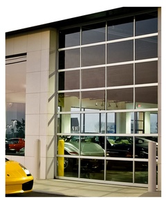 2025 puertas correderas seccionales superiores personalizadas, almacén industrial, Panel <span class=keywords><strong>de</strong></span> vidrio transparente <span class=keywords><strong>de</strong></span> <span class=keywords><strong>aluminio</strong></span>, <span class=keywords><strong>puerta</strong></span> <span class=keywords><strong>de</strong></span> garaje <span class=keywords><strong>para</strong></span> estación <span class=keywords><strong>de</strong></span> bomberos, precio - Product Image 1