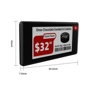 Luetooth-Pantalla de tinta electrónica inalámbrica 5,0, etiqueta de precio digital ESL, estante electrónico con software de puerta de enlace IOT en la nube