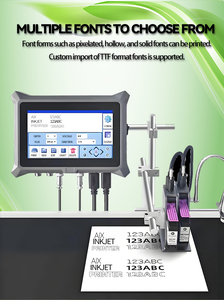Impresora automática de inyección de tinta en línea AIX Máquina codificadora de fecha de cartón de madera, metal y plástico - Product Image 5
