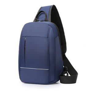 Sac à bandoulière multifonctionnel pour homme en nylon de grande capacité, design coréen personnalisé avec logo, pour un usage quotidien - Product Image 1