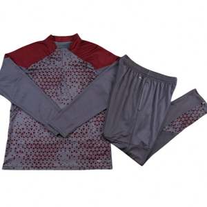 England Football Club Man chestert Trainings kleidung Jersey Shirt Sport bekleidung Langarm Fußball Trainings anzug Set - Product Image 3