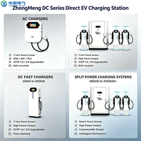 Nouvelle station de recharge ultra-rapide pour véhicules électriques (VE) de 60 kW, 80 kW, 120 kW, 160 kW, 180 kW, à poser au sol, avec double connecteur CCS2 CHAdeMO, certifiée CE, pour usage commercial.