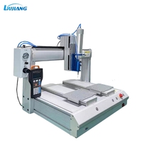 Liujiang machine de distribution de silicone automatique double station robot de distribution de colle UV personnaliser distributeur d'adhésif de rempotage