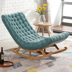 Mềm mại thoải mái Rocking Chair mật độ cao phục hồi Sponge Recliner Lounger thư giãn giải trí couch ghế sống với footrest