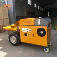 Pompe à béton diesel mini hydraulique à succès pour le transfert de ciment, idéale pour la construction de maisons individuelles et les petits chantiers