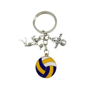 Volleyball Keychain Diving Player Charm Key <b>Ring</b> Accessories Volleyball Pendant Sports Souvenir Gift for Volleyball Lovers - Product Image 2