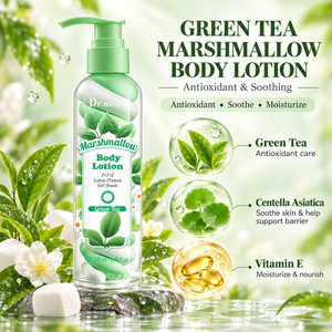 Loción Corporal de Té Verde con Vitamina E y Centella Asiática para el Cuidado de la Piel, Tratamiento para el Acné, Marca Privada, para Mujeres de Piel Oscura - Product Image 2