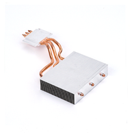Custom 4 Copper Heat Pipe CPU Heatsink Low Profile Aluminum Radiator for AIO Mini PC Industrial Thermal Solution