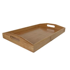 Rectangular bamboo <b>tray</b>, simple style, suitable for home, hotel, and restaurant use, <b>tea</b> set, Japanese style bamboo <b>tea</b> <b>tray</b>, - Product Image 1