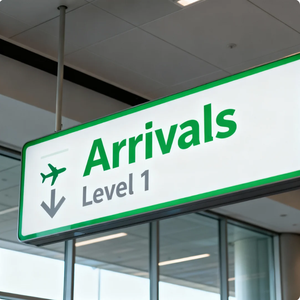 Banner per Area di Ritiro Bagagli Oversize <span class=keywords><strong>con</strong></span> Integrazione Informazioni Voli e Materiale Vinilico Resistente - Product Image 6