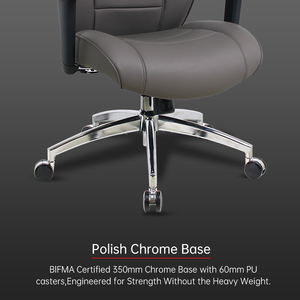 Chaise de bureau ergonomique de luxe personnalisée avec accoudoirs 5D, mobilier de bureau, chaise de direction en cuir, chaise d'ordinateur de bureau - Product Image 6
