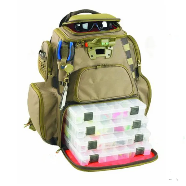 Оптовая продажа, водонепроницаемый рюкзак для рыболовных снастей, сумка для рыбалки