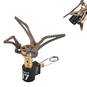 户外野营钛合金便携式炉头丁烷燃料41克轻便1-2人用SWS迷你炉具 - Product Image 6