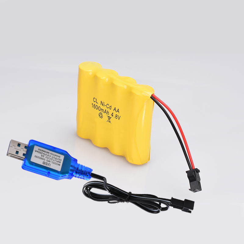 CROWN C Ni-CD AA 4.8V 700mAh rechargeable battery pack AA size 4.8V NiCD battery