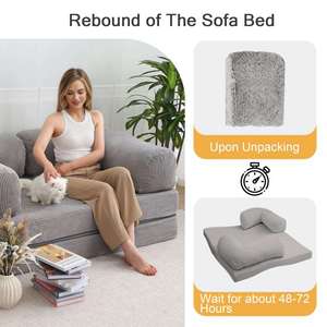 Colchón Plegable Mayorista para Sofá Cama, Colchón Z-Bed para Invitados, Colchón Trifold <span class=keywords><strong>de</strong></span> Espuma Viscoelástica para Villas y <span class=keywords><strong>Parques</strong></span> - Product Image 3