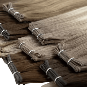 Estensioni di Capelli Umani Sottili e Invisibili all'Ingrosso, Doppia Trama, Cuticole Allineate, Senza Cuciture, Capelli Remy, Fabbrica OEM per Saloni - Product Image 3