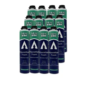 OEM-Werk preisgünstiger guter selbstklebender wasserfester ausziehbarer PU-Dichtungsmittel-Spray-Befüllung Polyurethan-Schaum 750 ml PU-Schaum