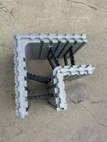 Blocs ICF écoénergétiques, système de coffrage en béton isolé thermiquement, graphite plombé, ICF légers, coffrage en plastique