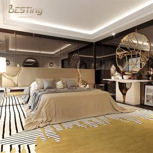 Grande <span class=keywords><strong>testiera</strong></span> moderna camera da <span class=keywords><strong>letto</strong></span> mobili letti moderni <span class=keywords><strong>letto</strong></span> matrimoniale di lusso in tessuto king size italiano - Product Image 4