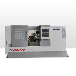 Chinese Automatic High Speed And High Precision Manual Oblique CNC Lathe Machining TCK56-1000