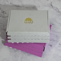 Boîte d'expédition en carton ondulé kraft en forme d'avion, écologique, recyclable, avec fermeture éclair et logo personnalisé