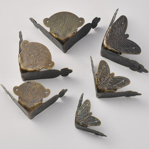 Iron <b>Corner</b> Bracket Antique Bronze L Shape Metal Edge <b>Protector</b> For Wooden Box Decoration Accessories - Product Image 3