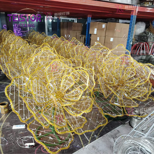 Lampes LED d'extérieur IP65 en forme de sculpture florale pour la décoration des places publiques, des parcs et de Noël - Product Image 5