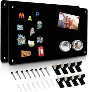 Lavagna magnetica nera all'ingrosso 17.5 dalla <span class=keywords><strong>bacheca</strong></span> del magnete 11.4 per visualizzare la foto delle note magnetiche adatta a frigorifero della parete - Product Image 1