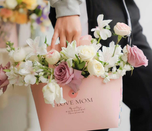 Aierflorist Nouveau 5pc pour un ensemble <span class=keywords><strong>Victoria</strong></span>'s <span class=keywords><strong>Secret</strong></span> Garden Valentine's day Gift Flower tote bag - Product Image 6