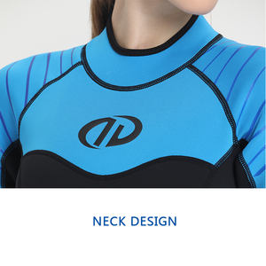 Combinaison courte en néoprène personnalisée pour femmes 3mm fermeture à glissière au dos <span class=keywords><strong>maillot</strong></span> de <span class=keywords><strong>bain</strong></span> thermique pour la natation surf plongée en apnée combinaison de plongée - Product Image 5