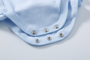 Body de Bebé Estilo Monje 100% Algodón Blanco Rosa Azul Personalizable con Logotipo - Product Image 6