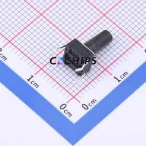 TSD001A11526A Tactile <b>Switch</b> Through hole Component (THT)-4P,6x6mm <b>Switch</b> Round Button 2.6N Through Hole 6mm - Product Image 2