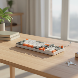 <span class=keywords><strong>Clavier</strong></span> de jeu USB LED K98 pour e-sport, taille standard, pour ordinateur portable, bureau, silencieux, touches en plastique colorées, nouveau, programmable - Product Image 3